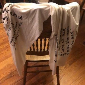 Wrap! Beautiful Alice in Wonderland Scarf / Wrap!